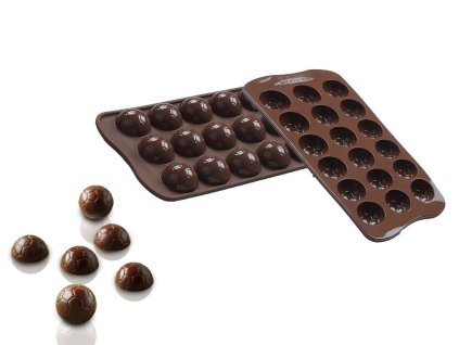 SILIKOMART forma CHOCO GOAL-FOTBAL.MÍČ na čokoládu,silikon 21x10,5