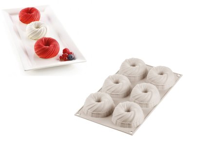 SILIKOMART forma MINI INTRECCIO-KLUBÍČKA 3D silikon 17,5x30