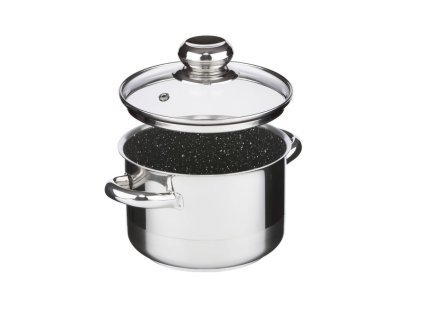 KOLIMAX Hrnec CERAMMAX PRO STANDARD s poklicí, Ø 15 cm, 1,5 l, černý granit