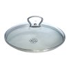 BELIS Skleněná poklice s nerezovým úchytem Ø 24 cm