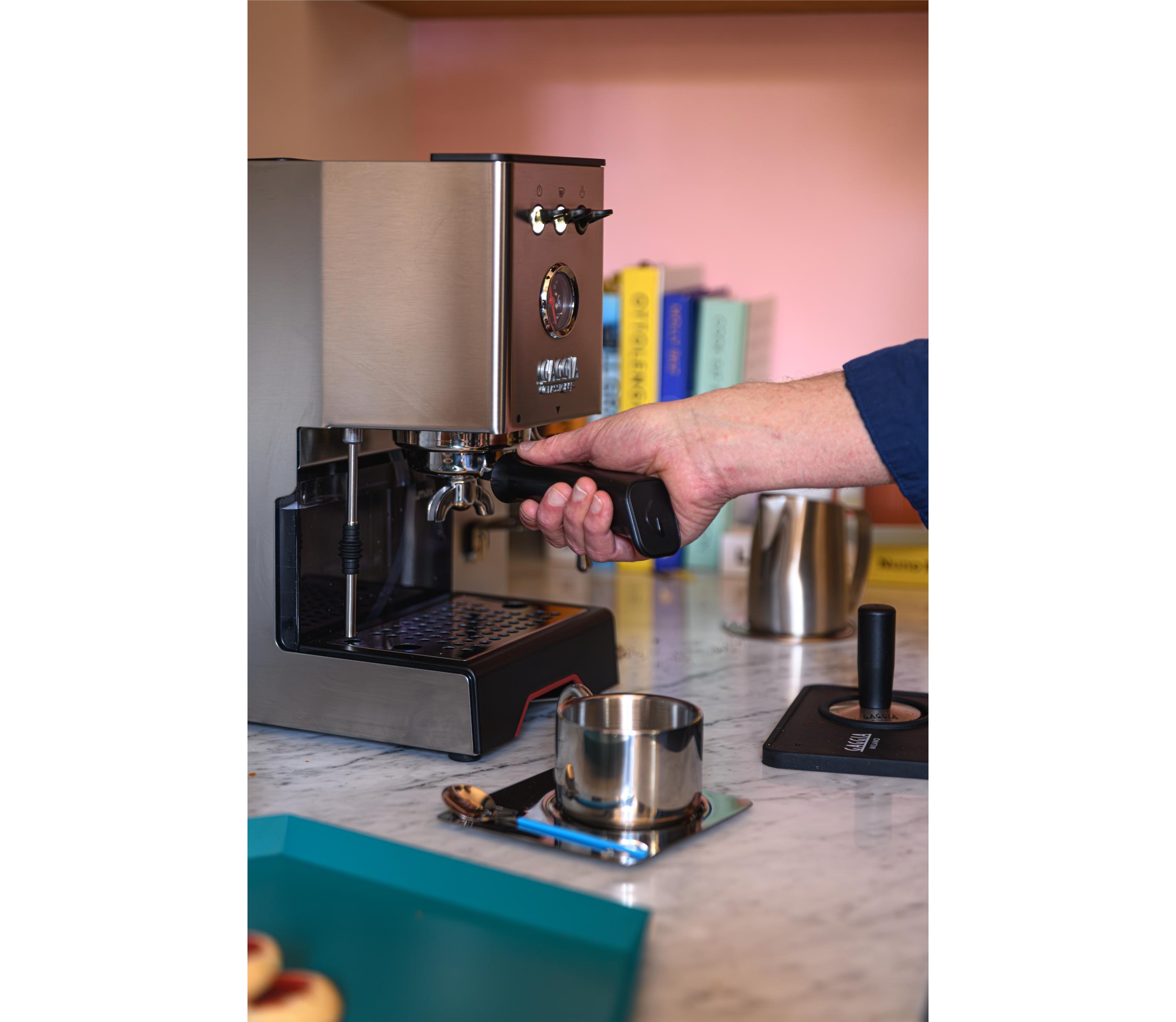 Gaggia Classic Up stříbrná