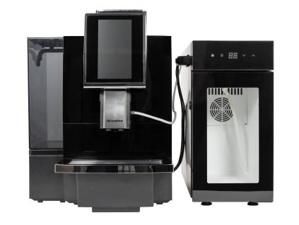 Dr. Coffee F12 Big Plus černá/stříbrná + chladnička BR9CI