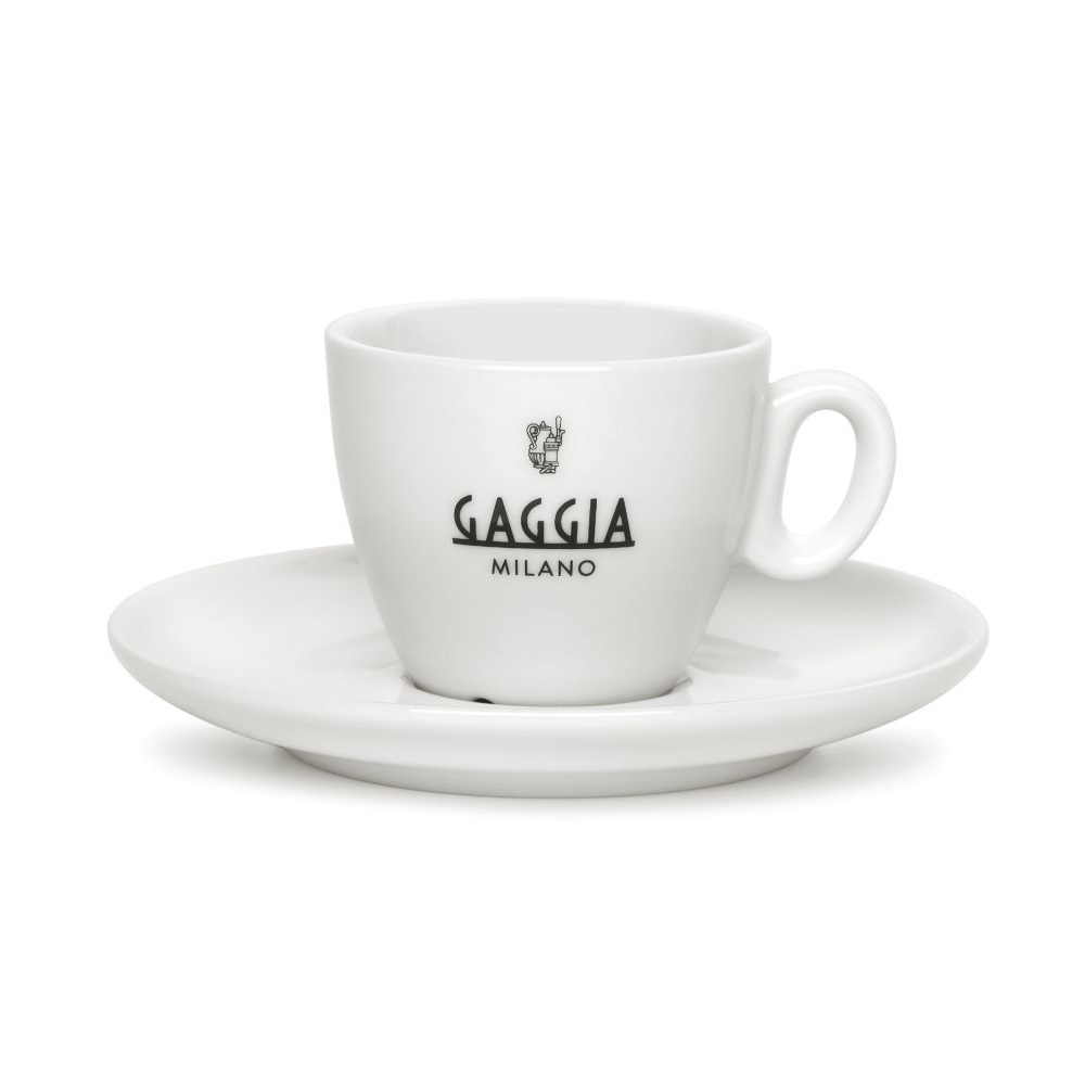 Gaggia šálky s podšálky espresso 6 ks