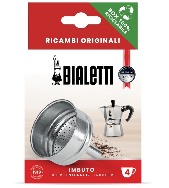 Trychtýř pro Bialetti Moka Express, Mini Express, Moka Elettrika, Rainbow Objem v⁠ porcích: 4 porce