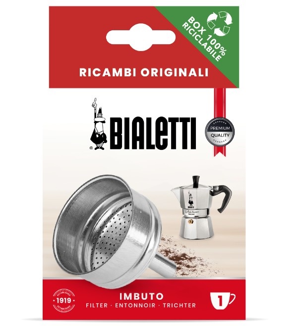 Trychtýř pro Bialetti Moka Express, Mini Express, Moka Elettrika, Rainbow Objem v⁠ porcích: 1 porce