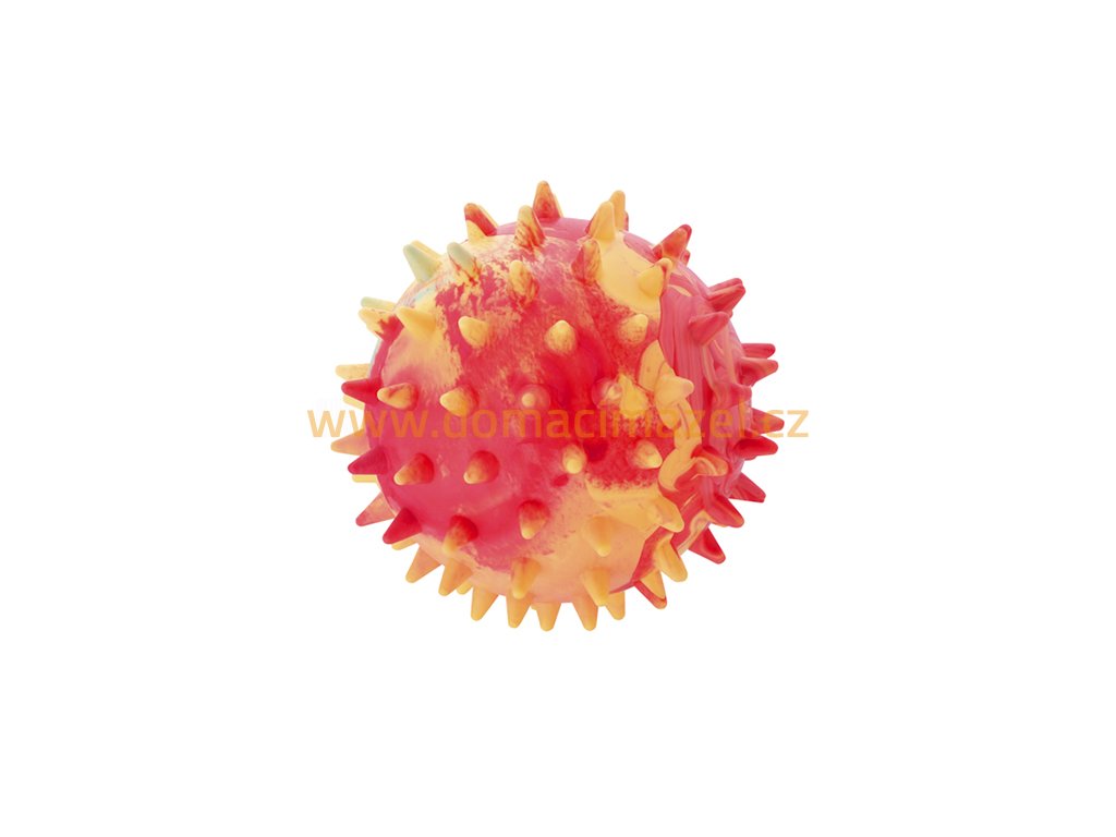 Prickly Ball 4 7.5cm scented solid rubber pet toy dog Essenti Enterprises, LLC importer, exporter, supplier, distributor of pet products
