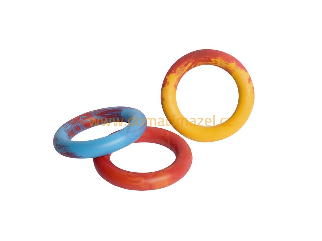 Ring 16cm scented solid rubber pet toy dog Essenti Enterprises, LLC importer, exporter, supplier, distributor of pet products