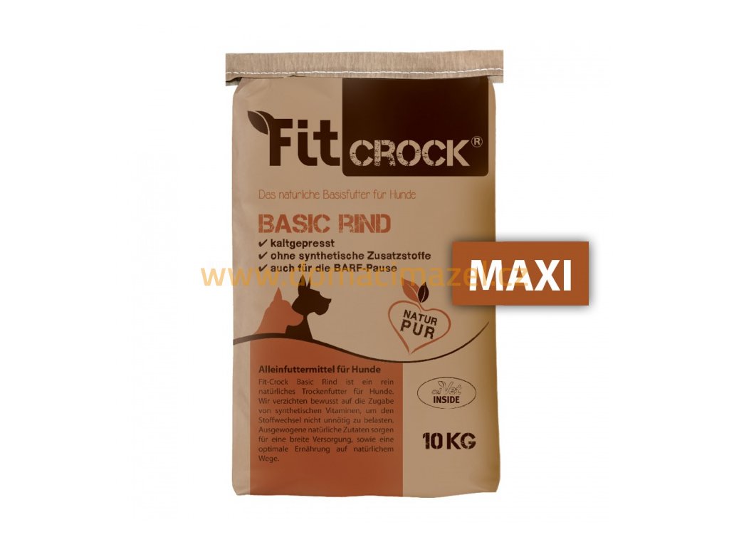fit crock basic hovezi granule lisovane za studena maxi 10 kg original