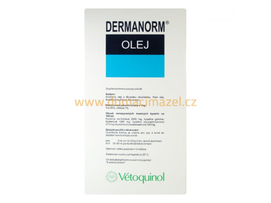 Dermanorm olej 250 ml - DomaciMazel.cz