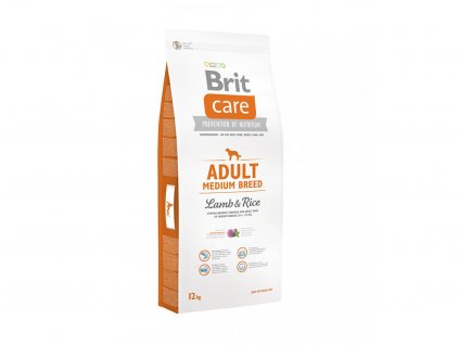 brit care adult medium breed lamb rice 12 kg front domaci mazel