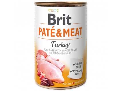 brit pate meat turkey 400g 2056