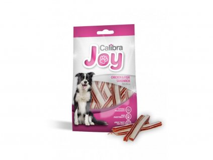 10985 calibra joy dog chicken fish sandwich 80g