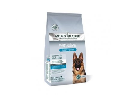 Arden Grange Puppy/Junior Sensitive Ocean White Fish & Potato