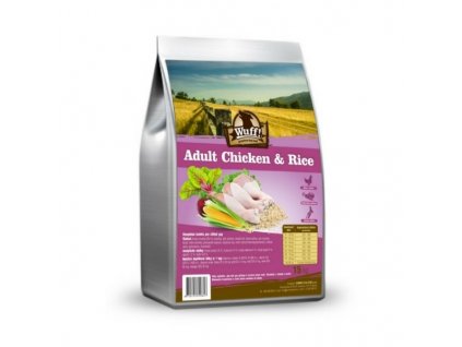Wuff! Adult Chicken & Rice 15 kg
