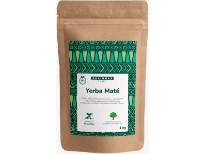 BrainMax Pure Organic Yerba Maté, 1000 g