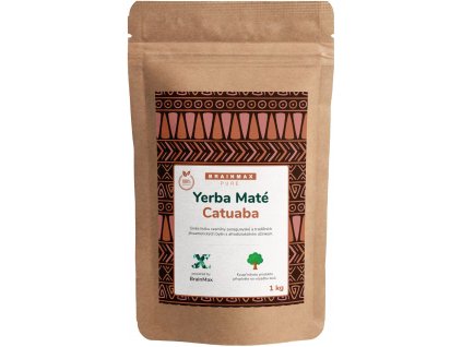 BrainMax Pure Organic Yerba Maté - Catuaba, 1000 g