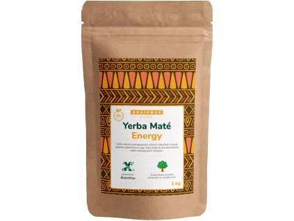 BrainMax Pure Organic Yerba Maté - Energy, 1000 g