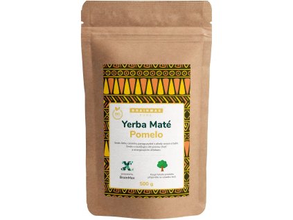 BrainMax Pure Organic Yerba Maté - Pomelo, 500 g