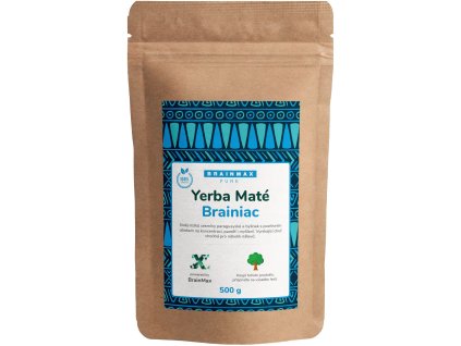 BrainMax Pure Organic Yerba Maté - Brainiac, 500 g