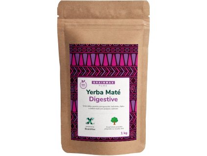 BrainMax Pure Organic Yerba Maté - Digestive, 1000 g