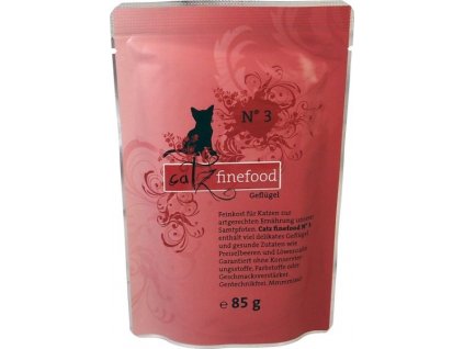 Catz finefood kapsička s drůbežím masem 85 g  Expirace 11/2022