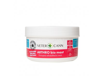 Vetercann Arthro Bio konopná rehabilitační mast 100 ml