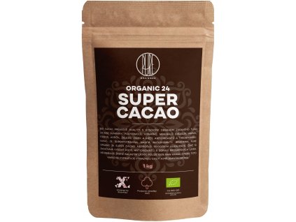 BrainMax Pure Organic 24 Super Cacao, BIO RAW kakao, 1kg