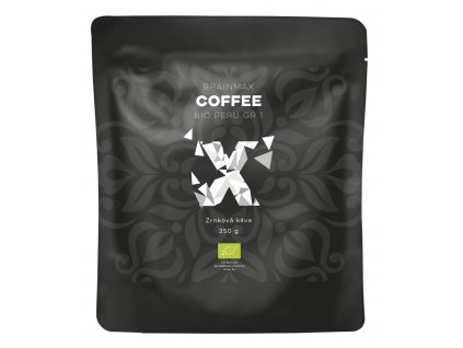 BrainMax Coffee - Káva Peru Grade 1 BIO, 250g - Zrno