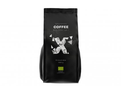 BrainMax Coffee - Káva Peru Grade 1 BIO, 1kg - Zrno