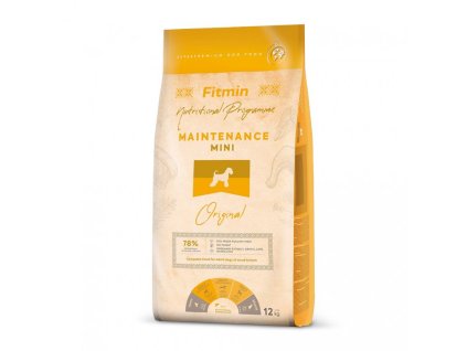 128174 fitmin dog mini maintenance 12 kg h l