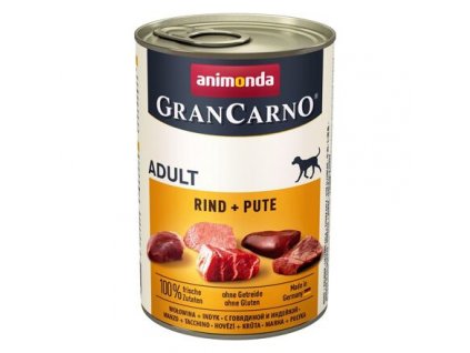 Animonda Grancarno Adult hovězí + krůta 400g