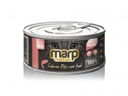 Marp Salmon Filet konzerva pro kočky s filety z lososa