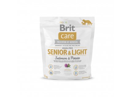 Brit Care Grain free Senior&Light Salmon & Potato