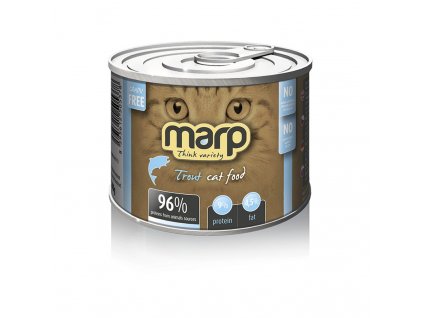 Marp Variety Trout CAT konzerva pro kočky se pstruhem 200g  Expirace 2. 5. 2024