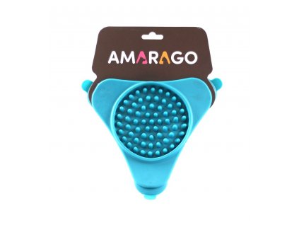 Amarago lízací podložka trojúhelník modrý