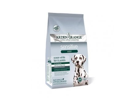 Arden Grange Sensitive Grain Free Adult Ocean White Fish & Potato balení 2 kg