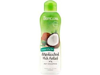 Tropiclean přírodní šampon Oatmeal - uklidňující 355ml