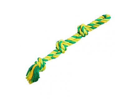 Dvojité lano HipHop bavlněné 3 knoty 60 cm / 450 g limetková, zelená