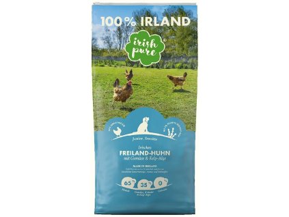 Irish Pure Junior Freiland-Huhn kuře se zeleninou a kelpou