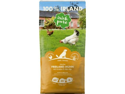 Irish Pure Adult Freiland-Huhn kuře se zeleninou a kelpou