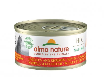 Almo Nature HFC Natural - Kuře a krevety 70g