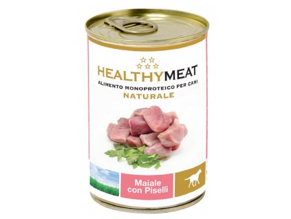 Healthymeat kousky vepřového masa s hráškem 400g