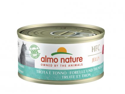 Almo Nature HFC Jelly - Pstruh a tuňák 70g