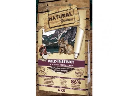 Natural Greatness Cat Wild Instinct /kuře,krůta/ 600g