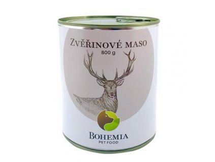 Bohemia Pet Food Zvěřinové maso ve vlastní šťávě