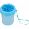 PAW CLEANER - kalíšek k čištění tlapek, S-M, silikon/plast, modrá