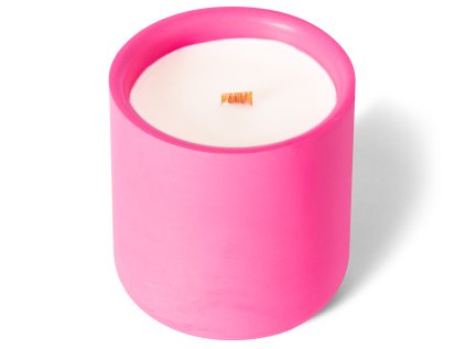 Svíčka neonová růžová úhel