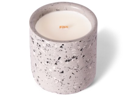 Svíčka podzimní terrazzo šedá úhel.jpg