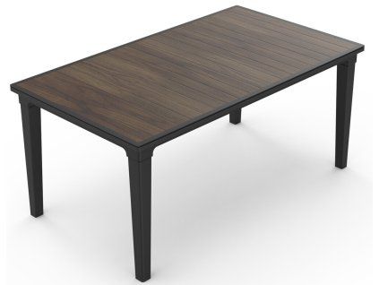 DECO FUTURA stůl - Walnut/Grafit