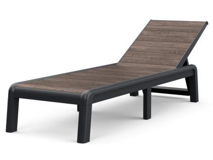 DECO PORTO lehátko - Walnut/grafit